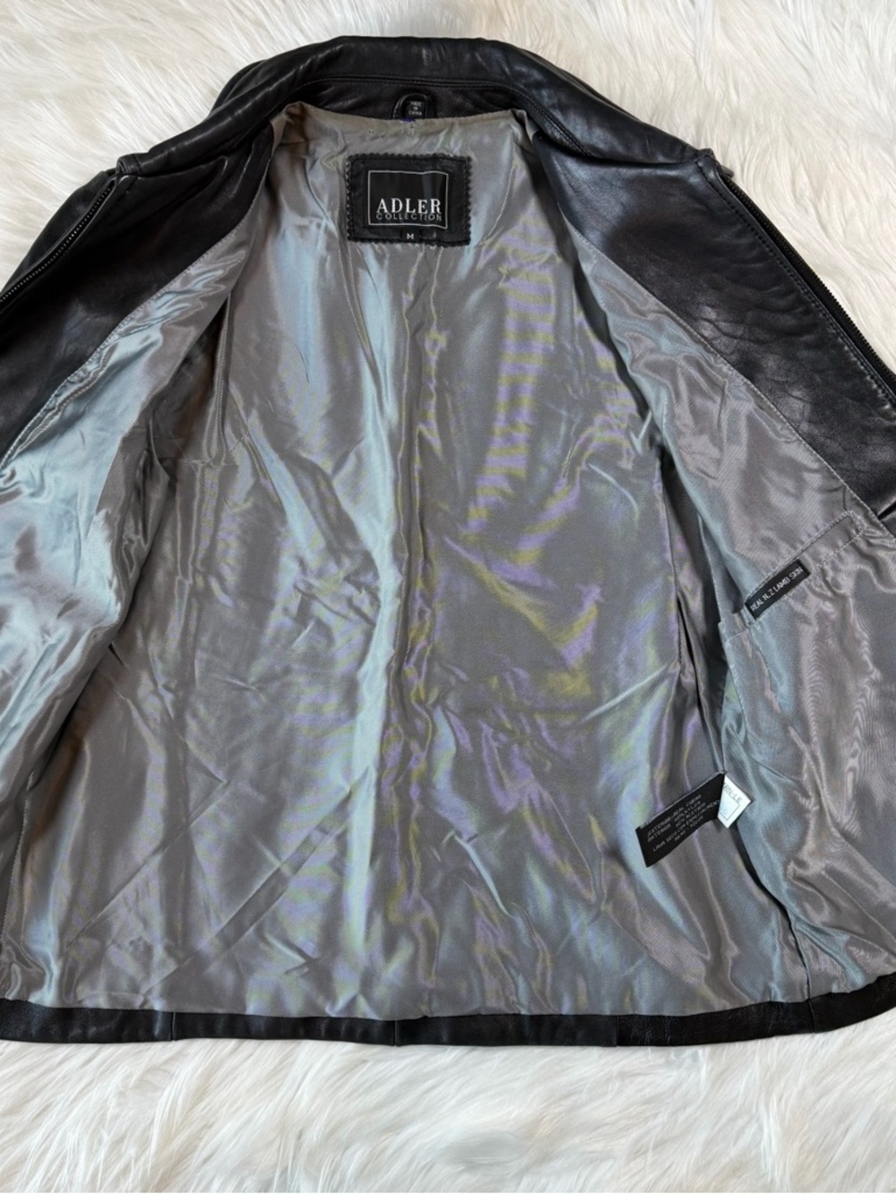 Vintage Adler Collection Genuine N.Z. Lambskin Leather Jacket - Picture 2 of 11